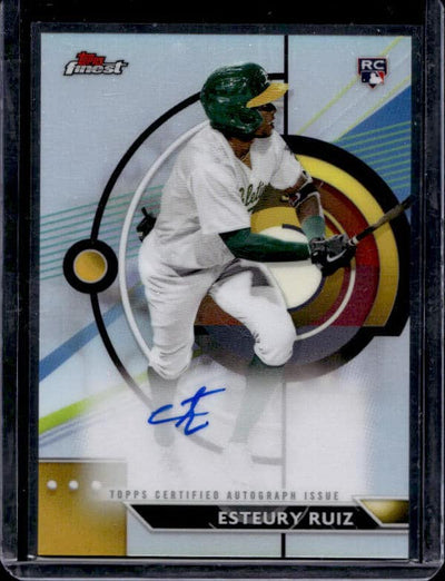 2023 Topps Finest Esteury Ruiz #FA-ER Rookie Autograph