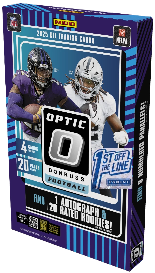 2025 Panini Donruss Optic Football 1st Off The Line FOTL Hobby