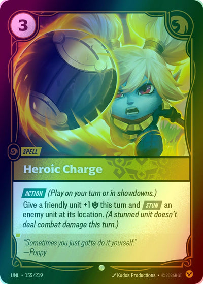 Heroic Charge - 155/219 [Unleashed] [Foil]