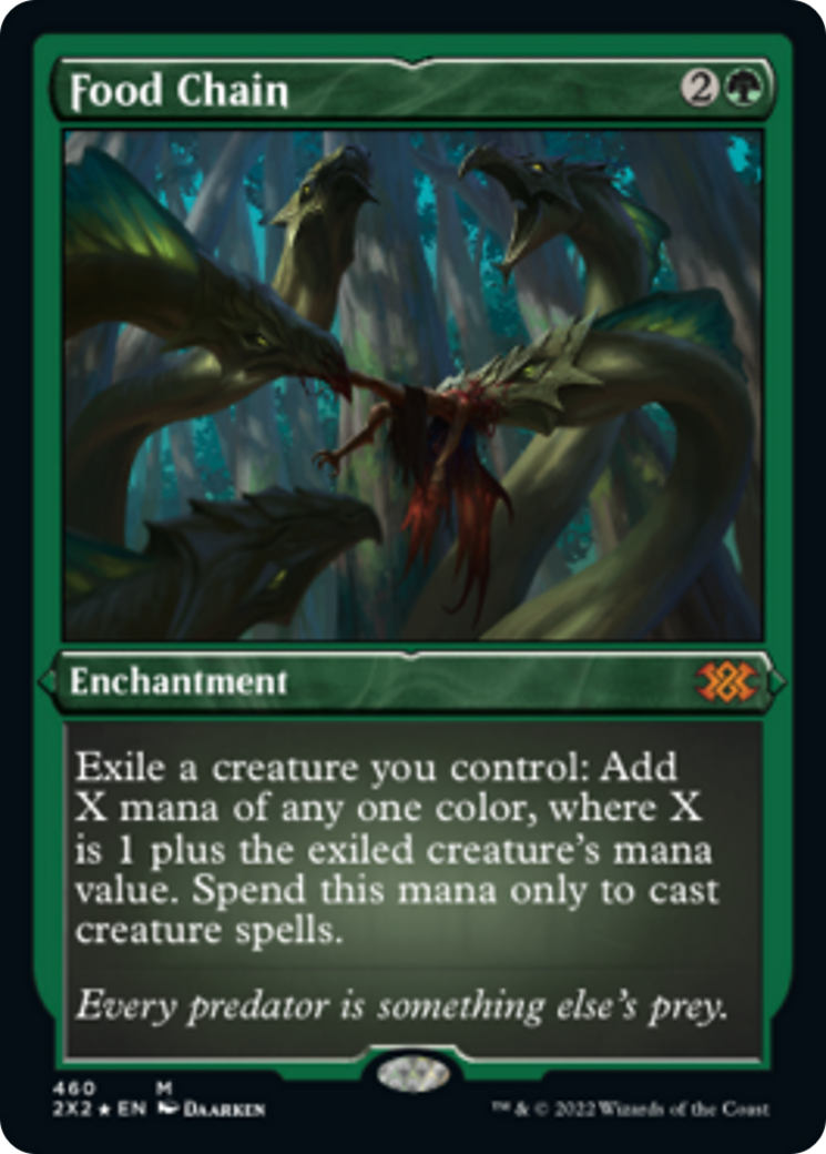 Food Chain (2X2-460) - Double Masters 2022 Etched Foil