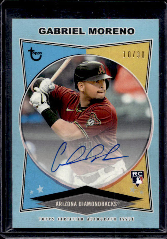 2023 Topps Brooklyn Gabriel Moreno #AC-GMO Rookie Autograph /30
