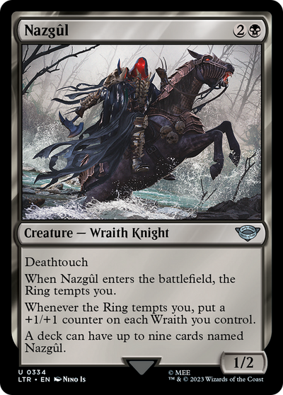 NazgÃ»l (LTR-334) - The Lord of the Rings: Tales of Middle-earth Foil