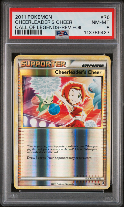 PSA 8 CHEERLEADER'S CHEER CALL OF LEGENDS-REV.FOIL