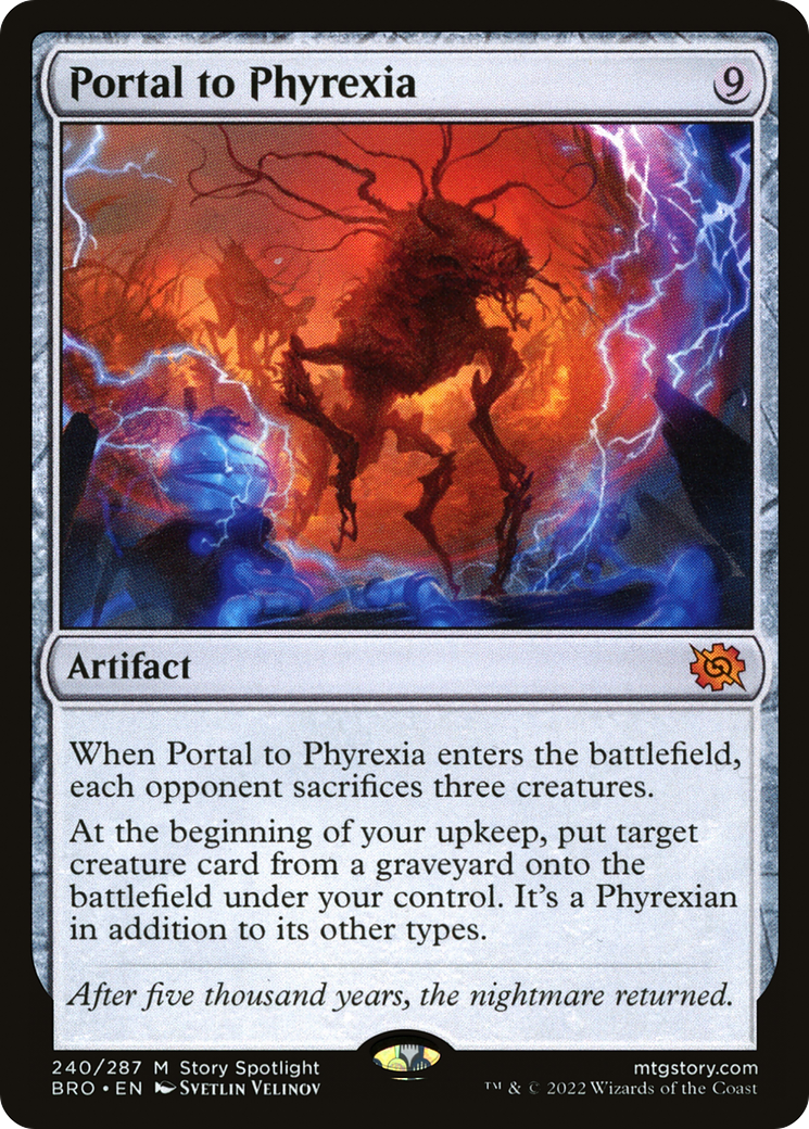 Portal to Phyrexia (BRO-240) - The Brothers' War Foil