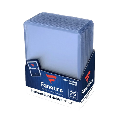 Fanatics 35pt 3x4 Top Loader - 25 Count