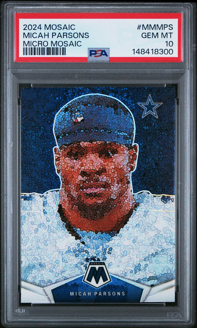 2024 Panini Mosaic Micah Parsons #MM-MPS Micro Mosaic PSA 10