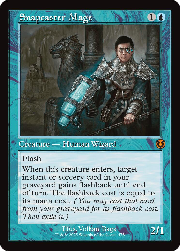 Snapcaster Mage (Retro Frame) - 478 - (Innistrad Remastered)