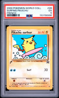 Surfing Pikachu French PSA 5 2000 Pokemon Pikachu World Collection #28
