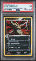 Dark Tyranitar Reverse Holo PSA 1 2004 Pokemon Ex Team Rocket Returns #19 POP 22