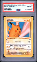 Snap Pikachu Spanish PSA 8 2000 Pokemon Pikachu World Collection #26