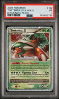 Torterra Lv.X Holo PSA 1 2007 Pokemon Diamond & Pearl #122 POP 22