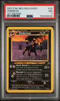 Umbreon 1st Edition PSA 7 2001 Pokemon Neo Discovery #32