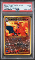 Charizard Promo Reverse Holo PSA 1 2000 Pokemon Japanese Neo 2 Promo #006