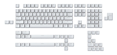 Glorious PC White 104 Key OEM Profile Double Shot ABS Keycap Set