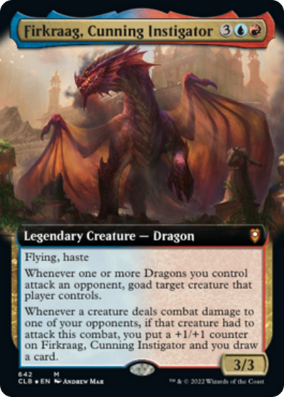 Firkraag, Cunning Instigator (CLB-642) - Commander Legends: Battle for Baldur's Gate: (Extended Art) Foil