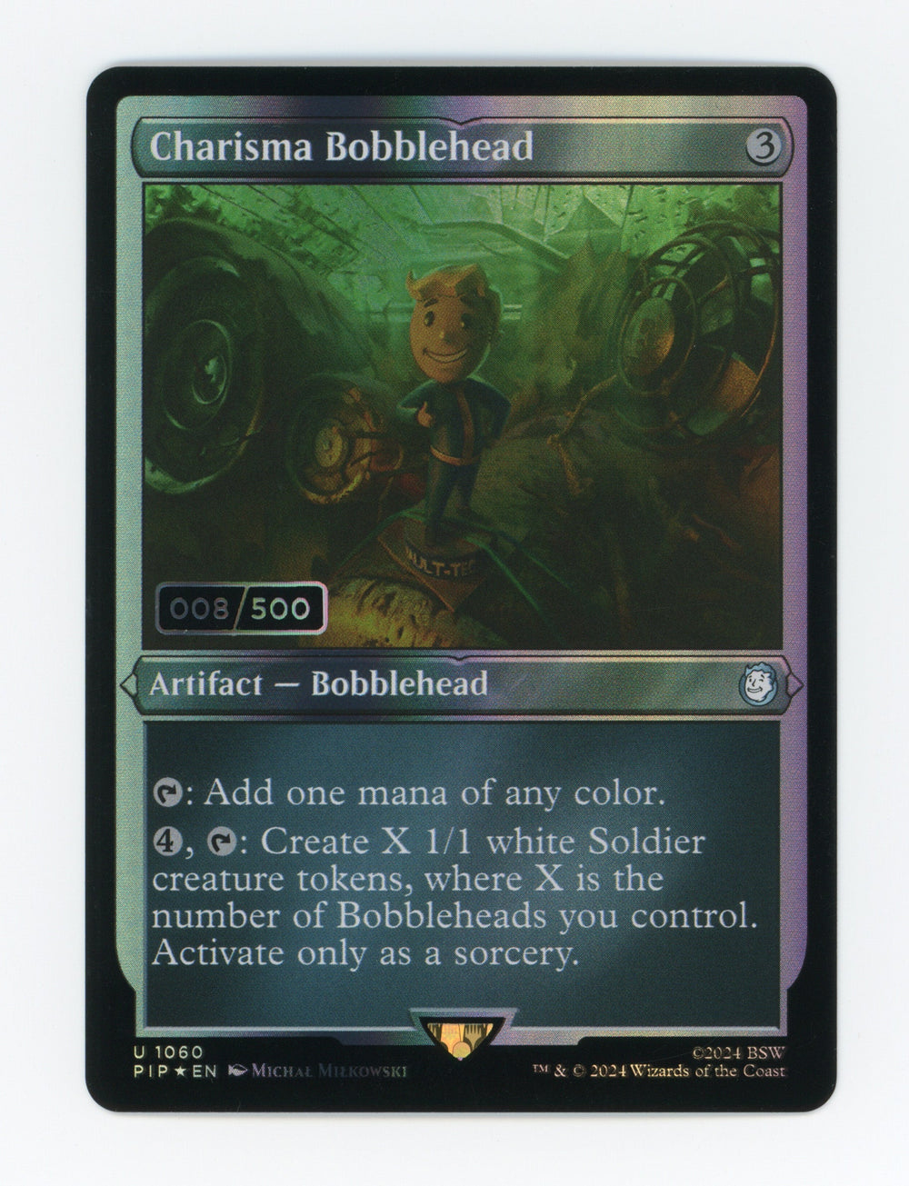 Charisma Bobblehead — Serial Numbered|008/500|Foil — ID 17316