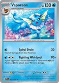 Vaporeon 22 Sv Prismatic Evolutions Holofoil