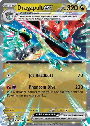 Dragapult Ex 073 131 73 Sv Prismatic Evolutions Holofoil