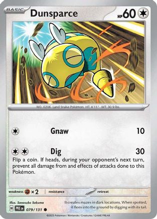 Dunsparce 79 Sv Prismatic Evolutions