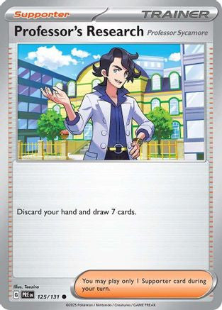 Professor's Research Professor Sycamore 125 Sv Prismatic Evolutions
