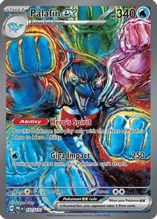 Palafin Ex 151 Sv Prismatic Evolutions Holofoil