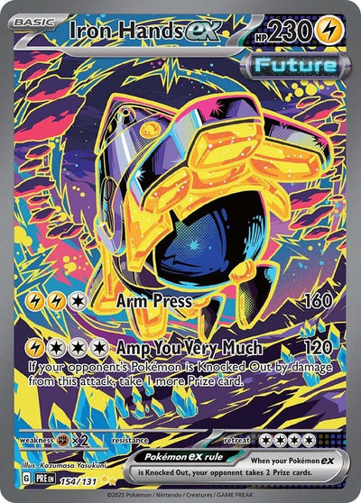 Iron Hands ex - 154/131 - 154/131 - (SV: Prismatic Evolutions)