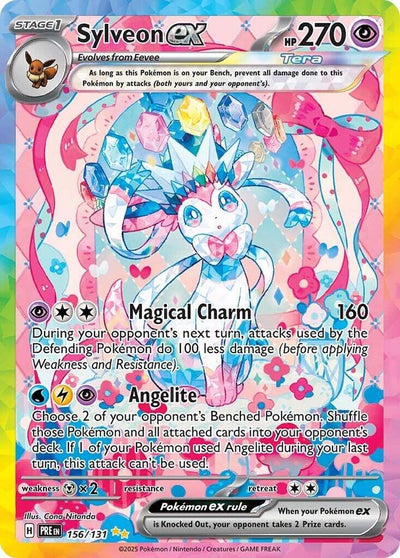 Sylveon ex - 156/131 - SV: Prismatic Evolutions