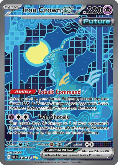 Iron Crown ex - 158/131 - (SV: Prismatic Evolutions)
