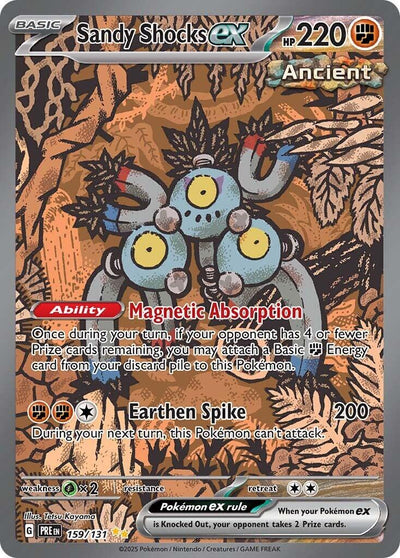 Sandy Shocks ex - 159/131 - 159/131 - (SV: Prismatic Evolutions)