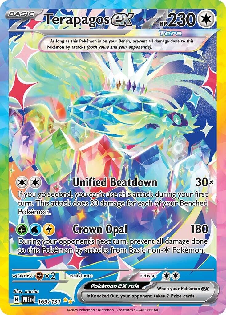 Terapagos ex - 169/131 - 169/131 - (SV: Prismatic Evolutions)