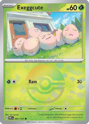 Exeggcute Poke Ball Pattern 1 Sv Prismatic Evolutions Holofoil