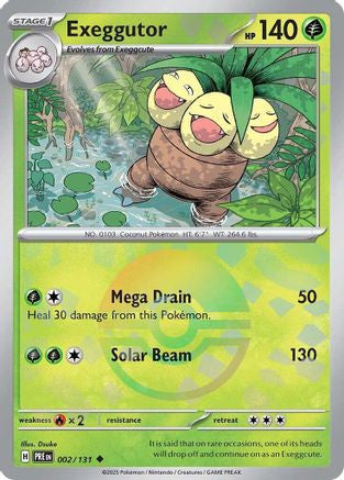Exeggutor Poke Ball Pattern 2 Sv Prismatic Evolutions Holofoil