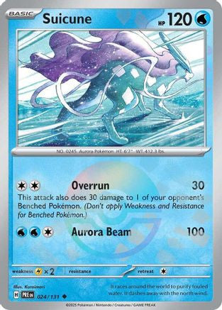 Suicune Poke Ball Pattern 24 Sv Prismatic Evolutions Holofoil