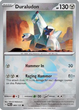 Duraludon Poke Ball Pattern 69 Sv Prismatic Evolutions Holofoil