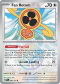 Fan Rotom Poke Ball Pattern 85 Sv Prismatic Evolutions Holofoil