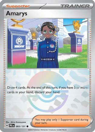 Amarys 093 131 Poke Ball Pattern 93 Sv Prismatic Evolutions Holofoil