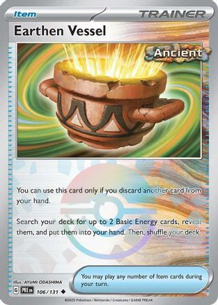 Earthen Vessel Poke Ball Pattern 106 Sv Prismatic Evolutions Holofoil