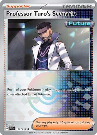 Professor Turo's Scenario Poke Ball Pattern 121 Sv Prismatic Evolutions Holofoil