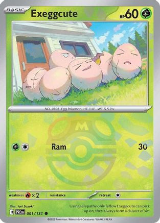 Exeggcute Master Ball Pattern 1 Sv Prismatic Evolutions Holofoil