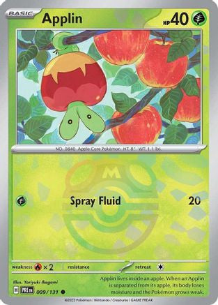 Applin Master Ball Pattern 9 Sv Prismatic Evolutions Holofoil