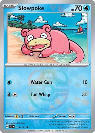 Slowpoke Master Ball Pattern 18 Sv Prismatic Evolutions Holofoil