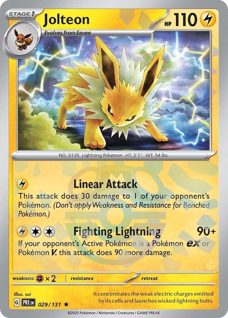 Jolteon (Master Ball Pattern) - 029/131 - (SV: Prismatic Evolutions)