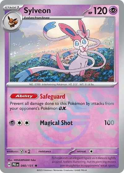 Sylveon (Master Ball Pattern) - 040/131 - (SV: Prismatic Evolutions)