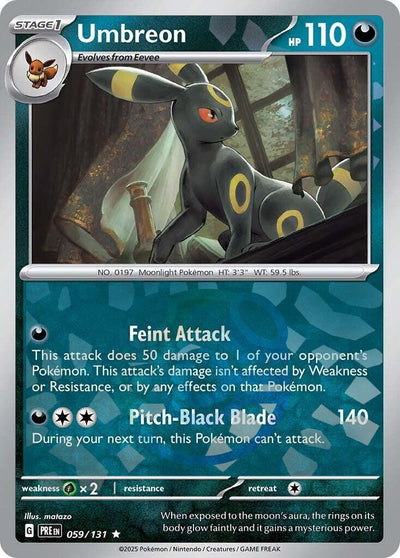 Umbreon (Master Ball Pattern) - 059/131 - (SV: Prismatic Evolutions)