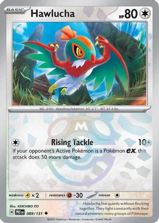 Hawlucha Master Ball Pattern 89 Sv Prismatic Evolutions Holofoil