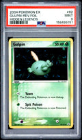 Gulpin Reverse Holo PSA 9 2004 Pokemon Ex Hidden Legends #62 POP 20
