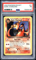 Dark Charizard PSA 1 2000 Pokemon Rocket #21