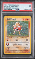 Hitmonchan Holo 4th Print 1999 - 2000 PSA 1 1999 Pokemon Base Set #7 POP 6