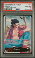 Smoker Alternate Art PSA 10 2025 One Piece Op10 Royal Blood #001