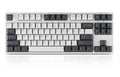 Leopold FC750RBT White/Grey PD TKL Bluetooth Double Shot PBT Mechanical Keyboard